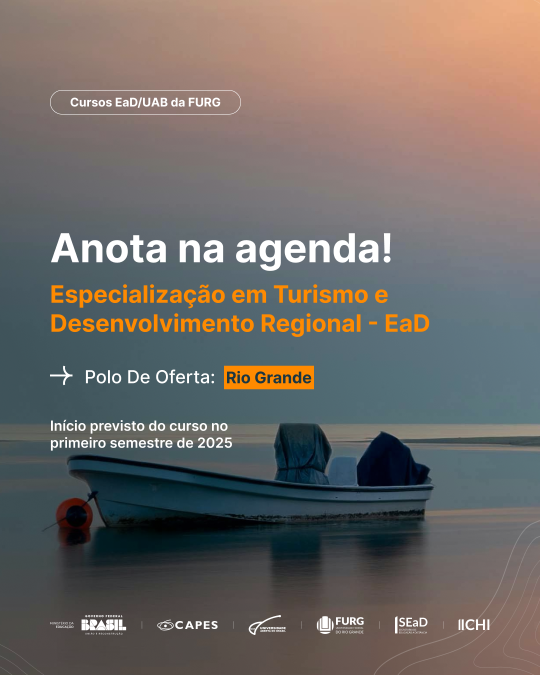 Especialização em Turismo e Desenvolvimento Regional EaD